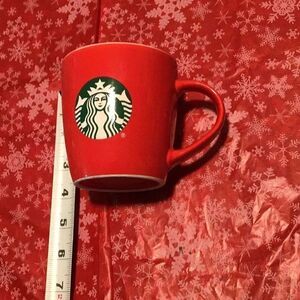 Mug red Starbucks with green logo 2020